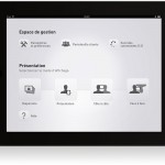 B2B tablet application concept to help seller - home screen